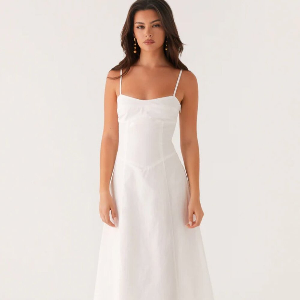 White Midi Dress